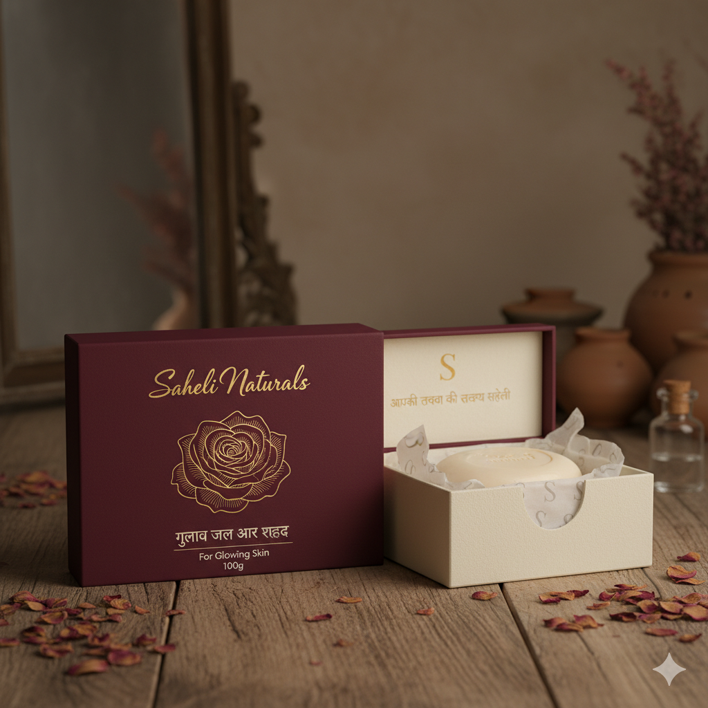 Multani mitti charcoal soap